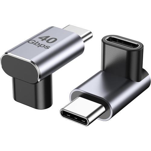 Adaptateur USB C droit à 90 degrés Adaptateur USB C à 90 Degrés, Pr... on Productcaster.