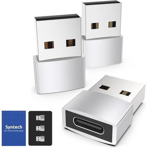 argent Adaptateur USB A vers USB C Argent on Productcaster.