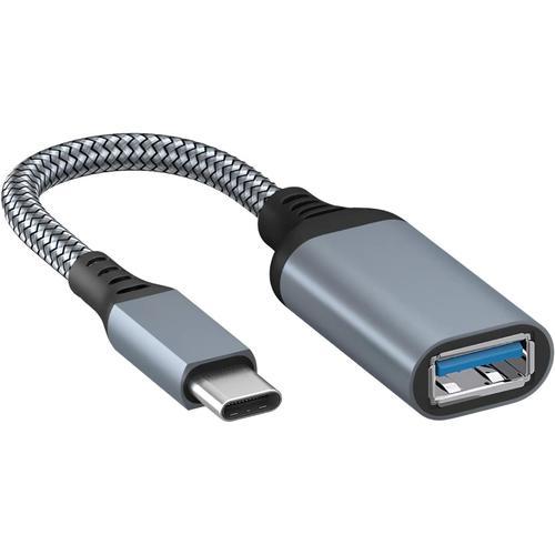 Gris Adaptateur OTG USB-C vers USB Femelle - Type-C à USB 3.0 par -... on Productcaster.