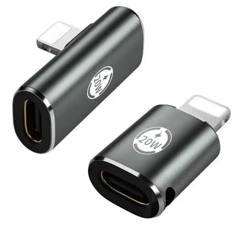 Straight/Elbow Adaptateur USB C vers i-OS 2pack, NO OTG, USB C feme... on Productcaster.