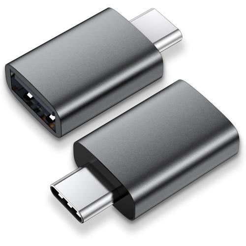 2 Pièces Adaptateurs USB C vers USB, Adaptateurs USB-C 3,2 Gén Male... on Productcaster.