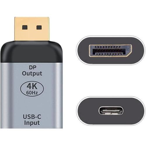 Silver DP Adapter Convertisseur USB C vers Displayport (le terminal... on Productcaster.