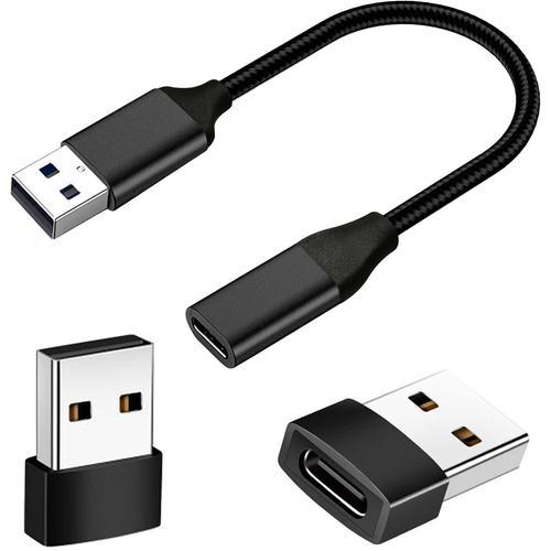 Adaptateur USB C3 Pièces, Type C Femelle vers USB male 2.0 Adaptate... on Productcaster.