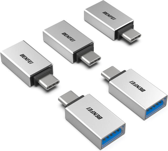 Argent Adaptateur USB C vers USB 3.0, 5 Pack USBC vers USB Adaptate... on Productcaster.