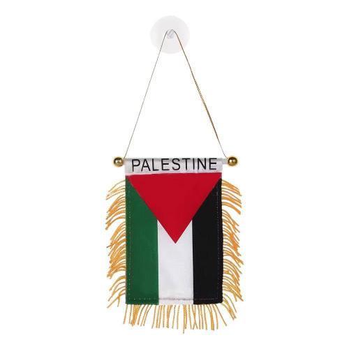 Mini drapeau de voiture palestinien, mini bannière de la Palestine,... on Productcaster.