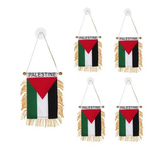 5 pièces Drapeau de la Palestine à suspendre pour fenêtre, mini dra... on Productcaster.