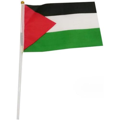 30 pièces petit drapeau national palestinien avec mat en plastique ... on Productcaster.