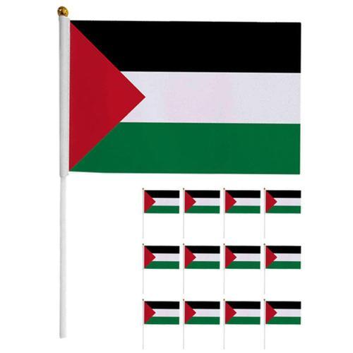 comme montré 20Pcs Drapeaux De La Palestine à La Main Petit De Drap... on Productcaster.