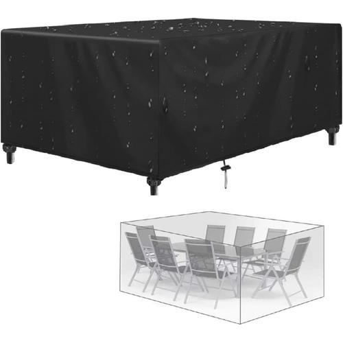 Noir Housse Table De Jardin 175x115x75cm 600d Oxford Tissu Housses ... on Productcaster.