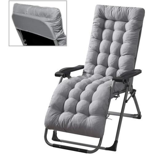 Gris Coussins de Chaise Longue, Coussins épais de Remplacement pour... on Productcaster.