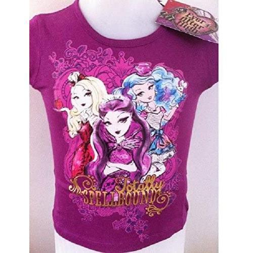 Tee-Shirt Ever After High Manches Courtes 100% Coton - Neuf - De 3 ... on Productcaster.