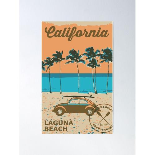 Canevas imprimer Laguna Beach - Californie. Impression sur toile DI... on Productcaster.