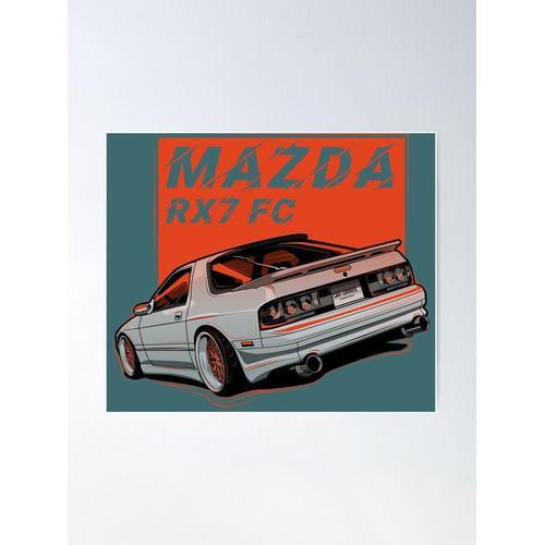 Canevas imprimer Mazda RX7 FC3S - CarCorner Impression sur toile DI... on Productcaster.