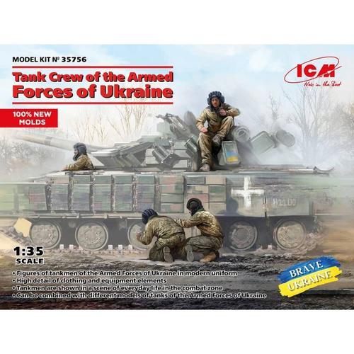 Icm - Tank Crew Of The Armed Forces Of Ukrainemaquette Figurine Tan... on Productcaster.