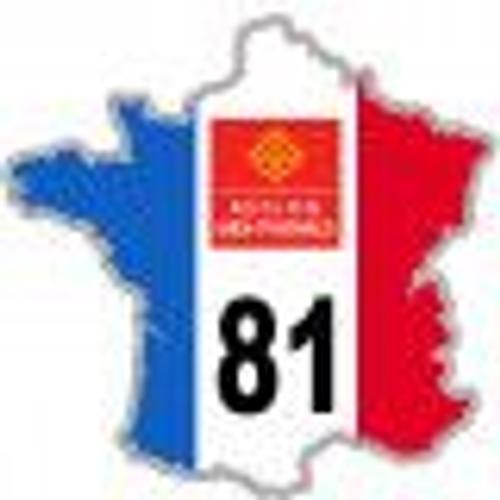 France 81 Midi Pyr?n?es - 20x20cm - Sticker/Autocollant on Productcaster.