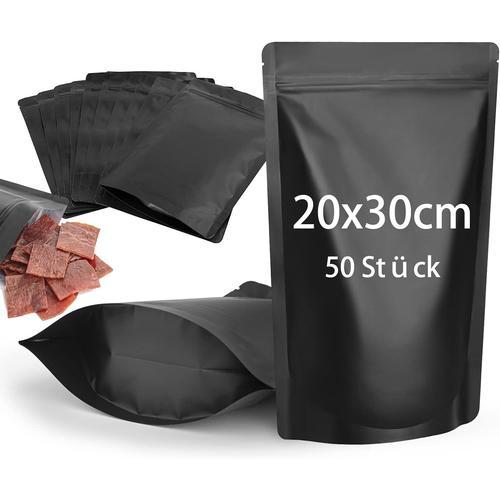 Noir Canlenpk Lot De 50 Sachets En Mylar Refermables Avec Fond Supp... on Productcaster.