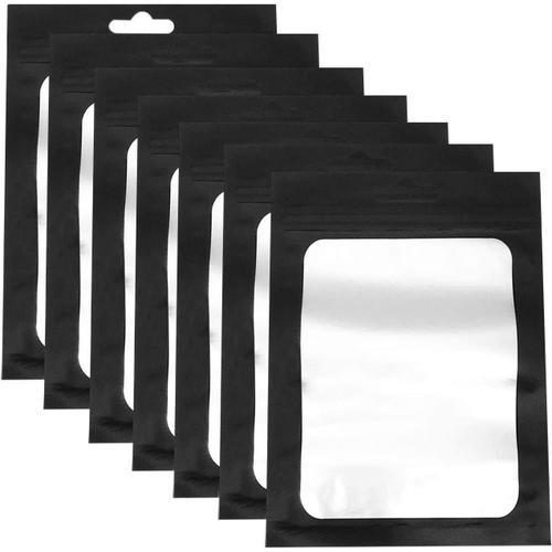 Noir Mat 100 Pcs 10.5x15cm Mylar Ziplock Bags Sachets Plastiques Zi... on Productcaster.