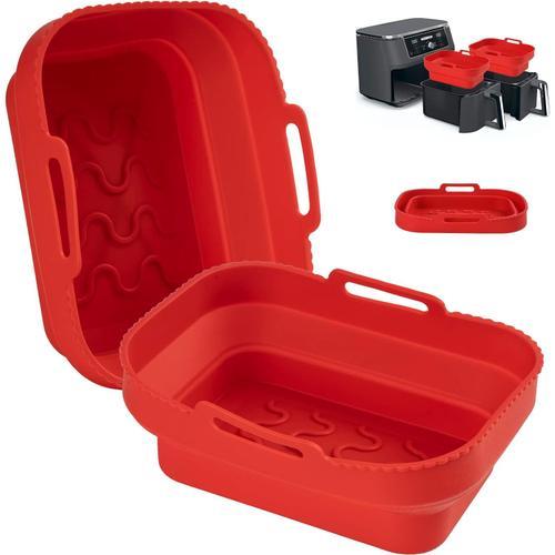 2 Pliable Panier Friteuse en Silicone pour Ninja, Papier Cuisson Ai... on Productcaster.