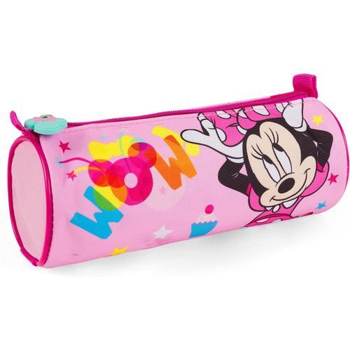 Rose Trousse Scolaire Fille Enfant Minnie Mouse Coloré - Étui À Cra... on Productcaster.