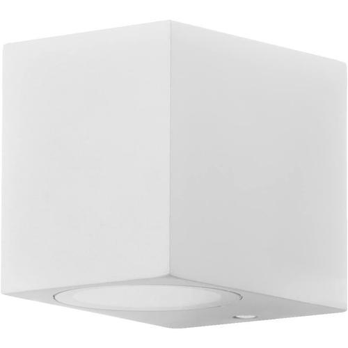 Blanc Applique D'extérieur Endura Classic Square Down, Blanche, Cul... on Productcaster.