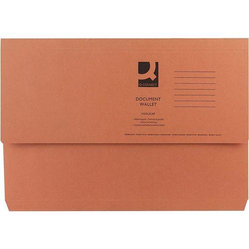 Orange Q Connect 285gm Pochettes de documents - Orange on Productcaster.