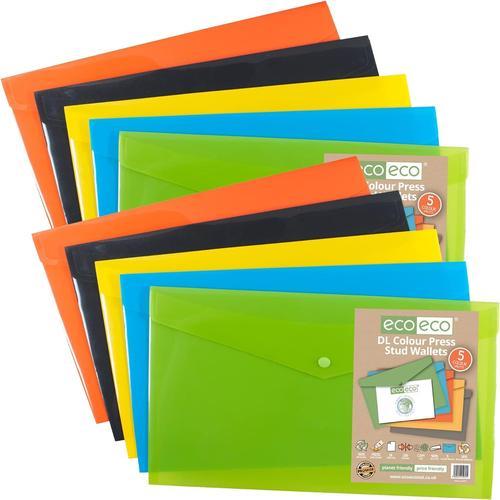 Noir, bleu, jaune, vert, orange, gris eco079x2 Lot de 10 Pochettes ... on Productcaster.