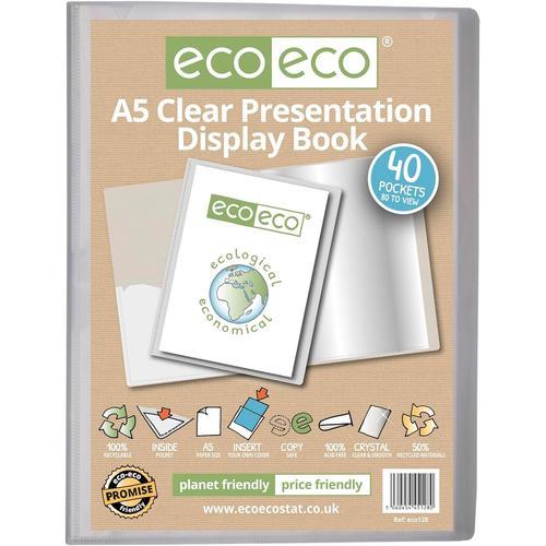 40 Poches Eco128 Porte-Vues Transparent Avec 40 Pochettes En Plasti... on Productcaster.