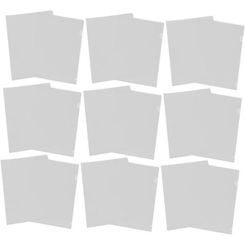 transparent 50Pcs Dossier De Type L Dossiers Transparents Dossier D... on Productcaster.