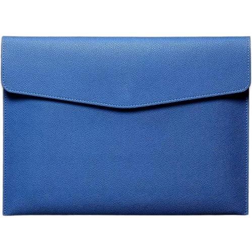 Blauw Cartonnées Sacs De Fichiers En Cuir A4 Dossier En Papier Épai... on Productcaster.