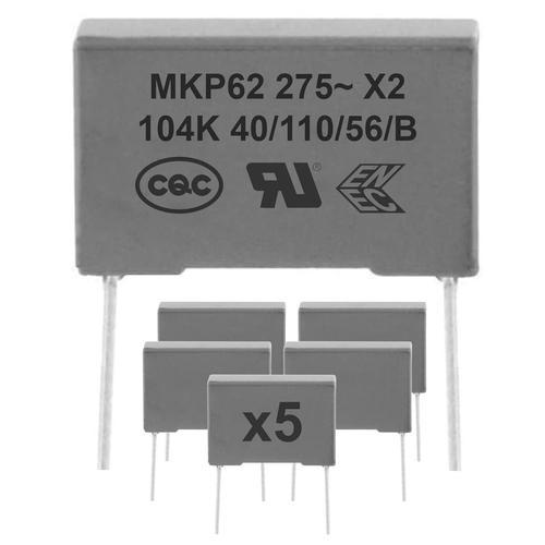 5 x CONDENSATEUR MKP X2 0.1¿F 0.1uF 100nF 104K 104 K 275 V 250V uF ... on Productcaster.