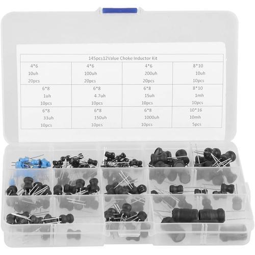 Kit d'assortiment d'inductances -145 pièces 10uH-10mH 12 valeurs in... on Productcaster.