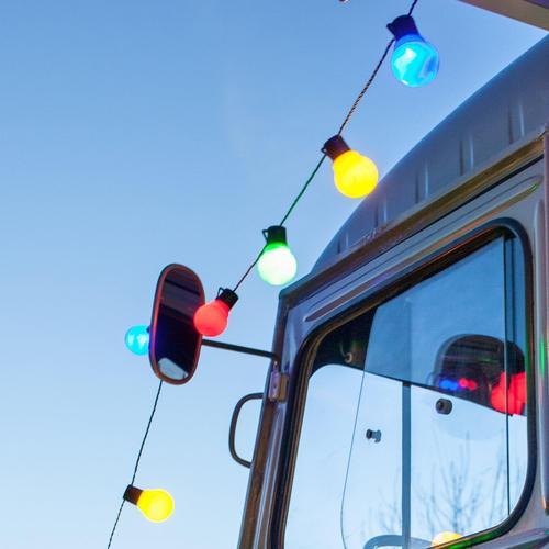 Multicolore Guirlande Lumineuse Guinguette 30 Boules Led Multicolor... on Productcaster.