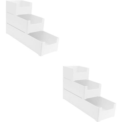 Blanc 6 Pcs Combinaison Boîte De Rangement Plateau De Bureau Tiroir... on Productcaster.