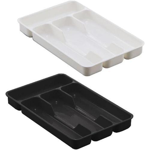 Lot De 2 Plateaux De Rangement Pour Couverts De Cuisine, Tiroir De ... on Productcaster.