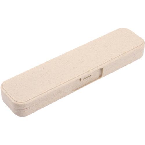 Beige Étui À Couverts Portable - 1 Pièce Pour Voyage - Boîte De Ran... on Productcaster.