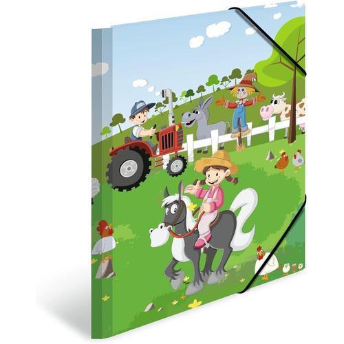 Ferme 19824 Porte-documents format A4 pour enfant en carton solide ... on Productcaster.