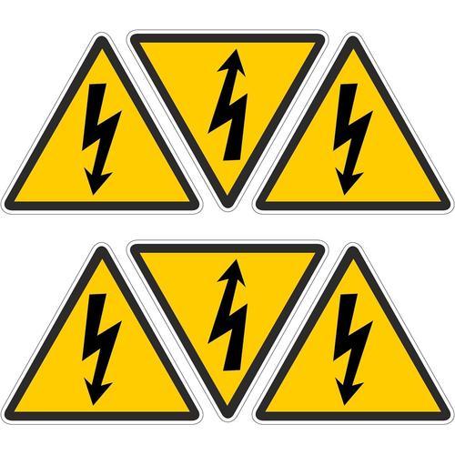 Autocollants triangulaires Danger électrique avec impression pour l... on Productcaster.