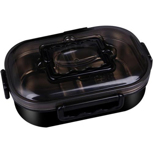 Noir 1 Pc Bento Portatif Bento Transportable Récipient Alimentaire ... on Productcaster.