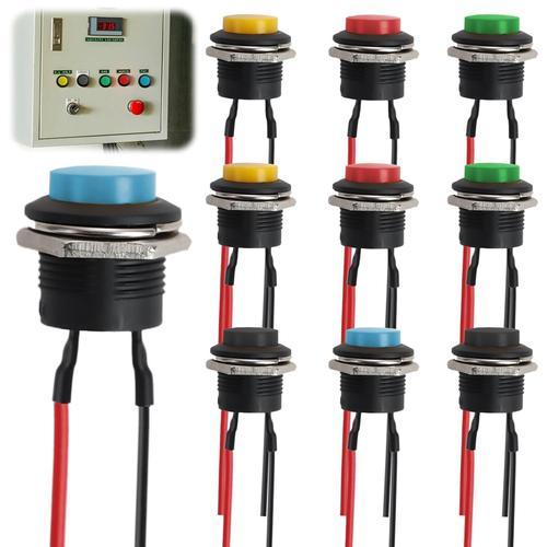 10Pcs 7 mm Momentané Mini Bouton Poussoir 12V, Rond Interrupteur Pu... on Productcaster.