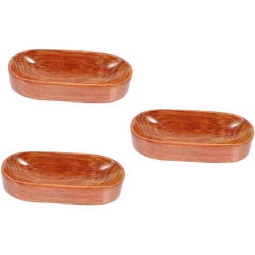 3pcs Bol De Fruits En Bois Décor Japonais Pour La Maison Plateau De... on Productcaster.