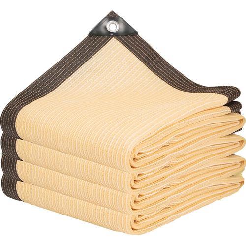 Beige Beige Filet D'ombrage Balcon Voile D'ombrage Rectangulaire,0.... on Productcaster.