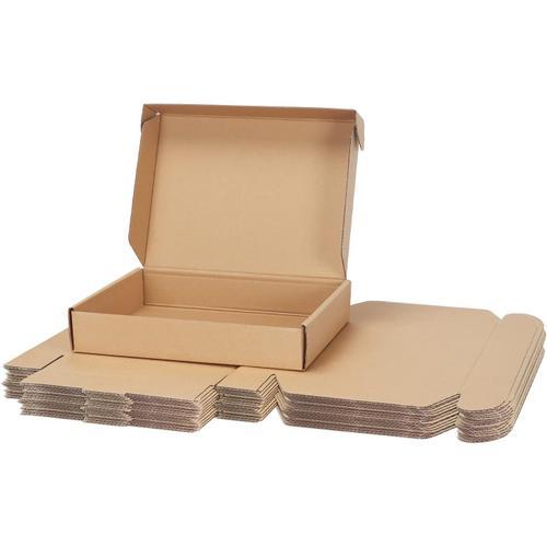 Marron Lot De 25 Cartons Emballage Colis 28x20.4x5.1 Cm, Petites Bo... on Productcaster.