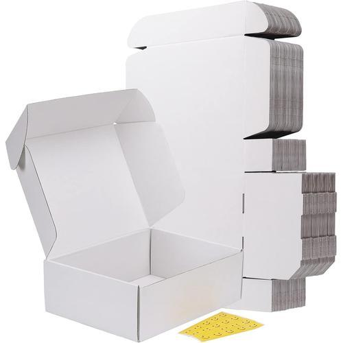 Blanc Carton Emballage Colis 30.5x22.9x10.2 Cm, 20 Boîtes Blanches ... on Productcaster.