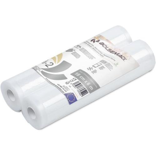 2 Rouleaux pour Appareil de Mise Sous Vide (18 cm x 6 mètres) Sacs ... on Productcaster.