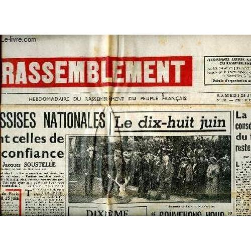 Le Rassemblement N° 166 Du Samedi 24 Juin 1950 Nos Iiiè Assises Nat... on Productcaster.