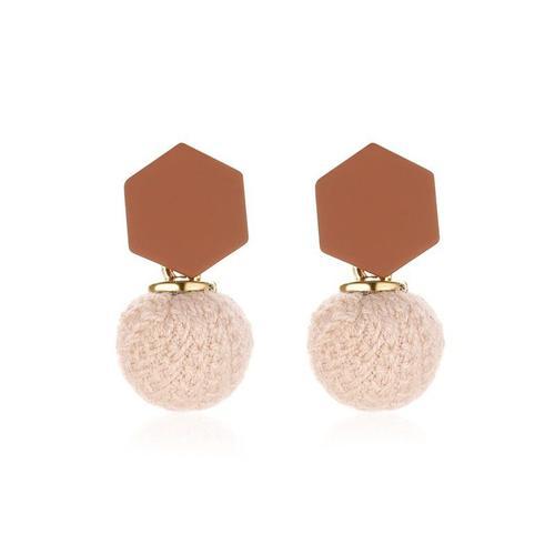 Boucles D'oreilles En Tricot, Nouveau Style, Pour Femmes, Littératu... on Productcaster.