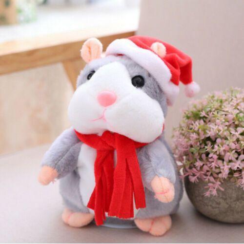 Peluche De Hamster Parlant De Noël 2022, Jouet Doux, Son Mignon, Ha... on Productcaster.