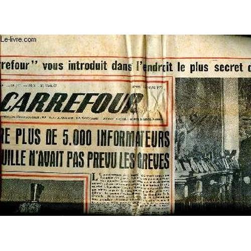 Carrefour N° 341 Du Mardi 27 Mars 1951 Carrefour Vous Introduit Dan... on Productcaster.