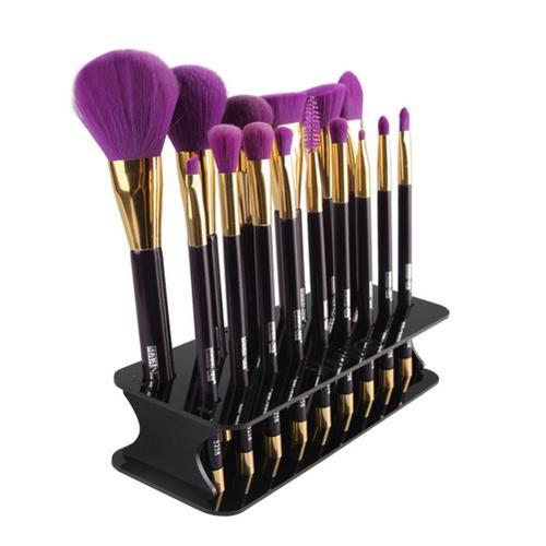 Étagère Porte Brosse De Maquillage, 15 Trous, Carré, Organisateur D... on Productcaster.