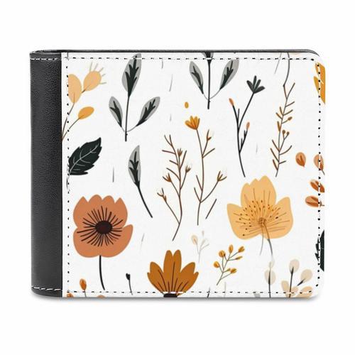 Portefeuilles à deux volets Modèles sans couture de fleurs Boho min... on Productcaster.